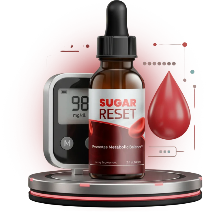 SugarReset glucose support drops, 2 fl oz amber dropper bottle